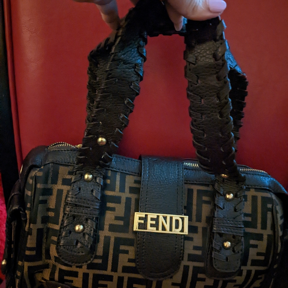 Fendi medium brown bag